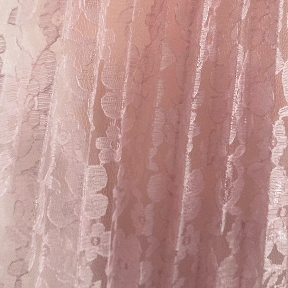 Macy’s “Rare Editions” lacy toddler dress. Light pink. Sz 18 months - Picture 3 of 11